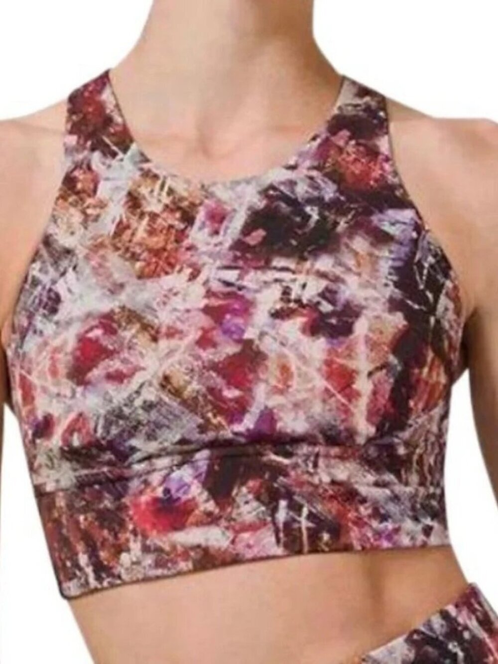Lululemon Wunder Train Long Line Bra Urbantricity Multi